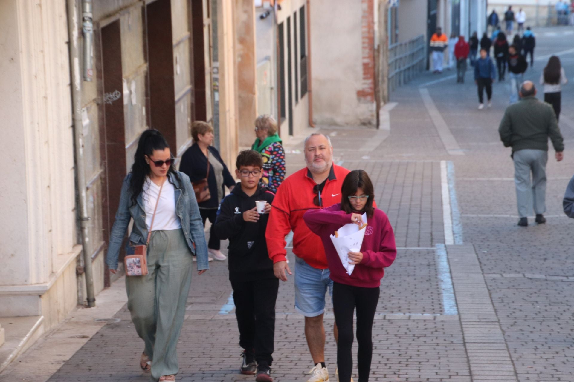 Fotos del ambiente en el cuarto encierro de Cuéllar