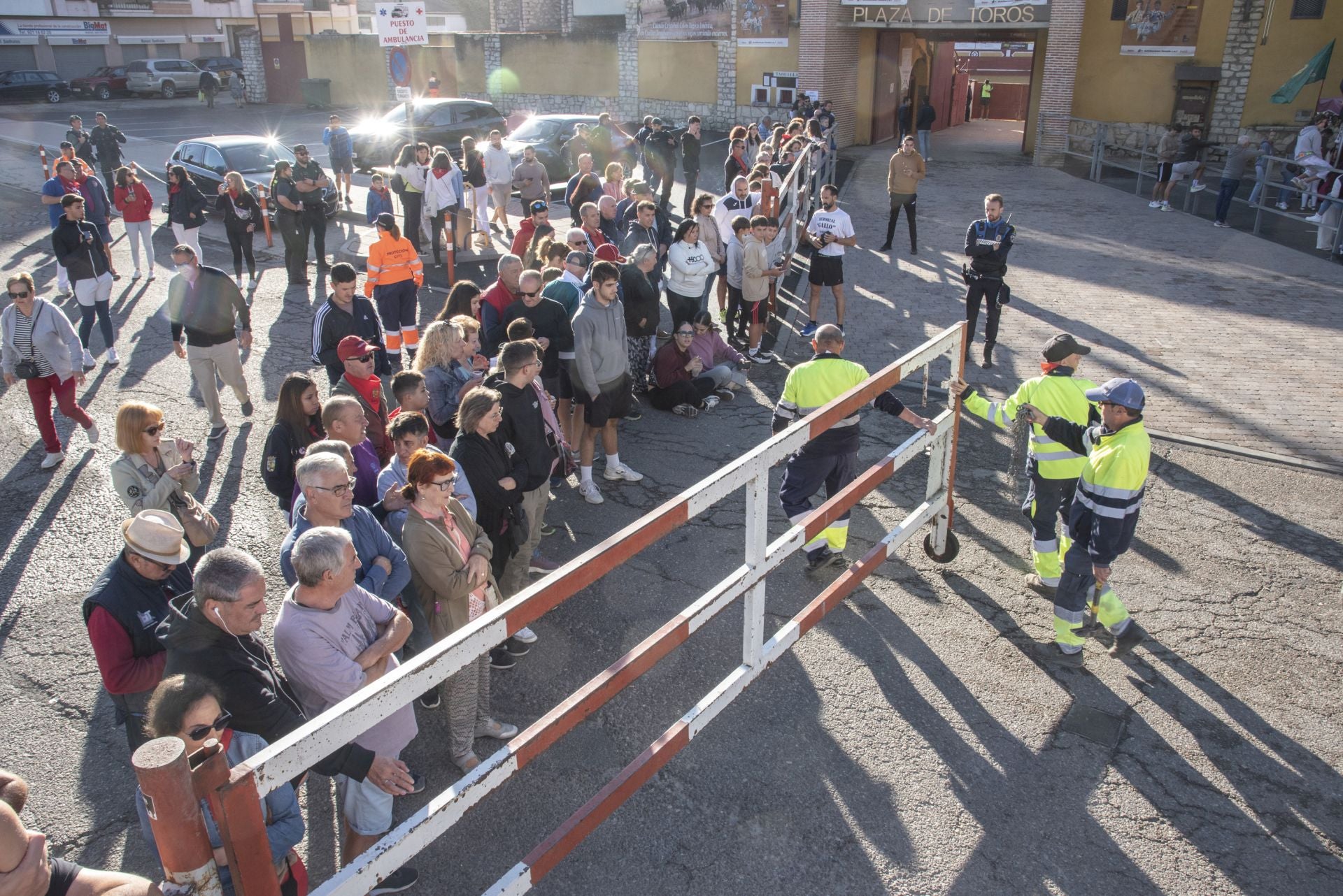 Fotos del ambiente en el cuarto encierro de Cuéllar