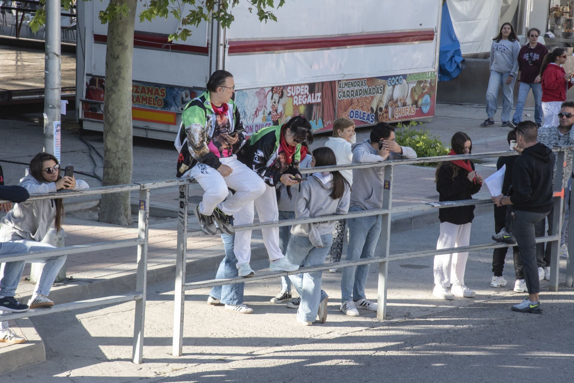 Fotos del ambiente en el cuarto encierro de Cuéllar