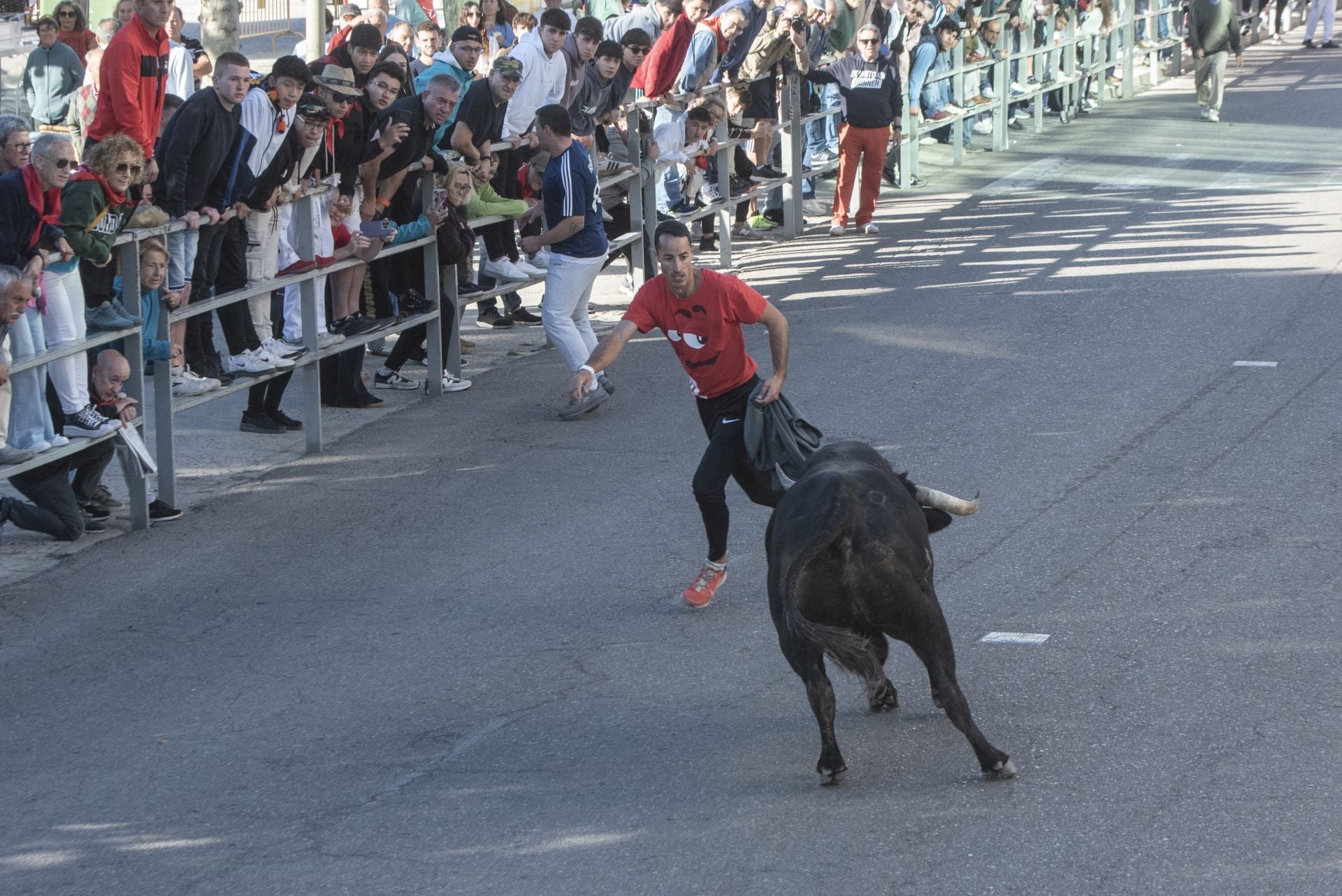 Fotos del cuarto encierro por las calles de Cuéllar