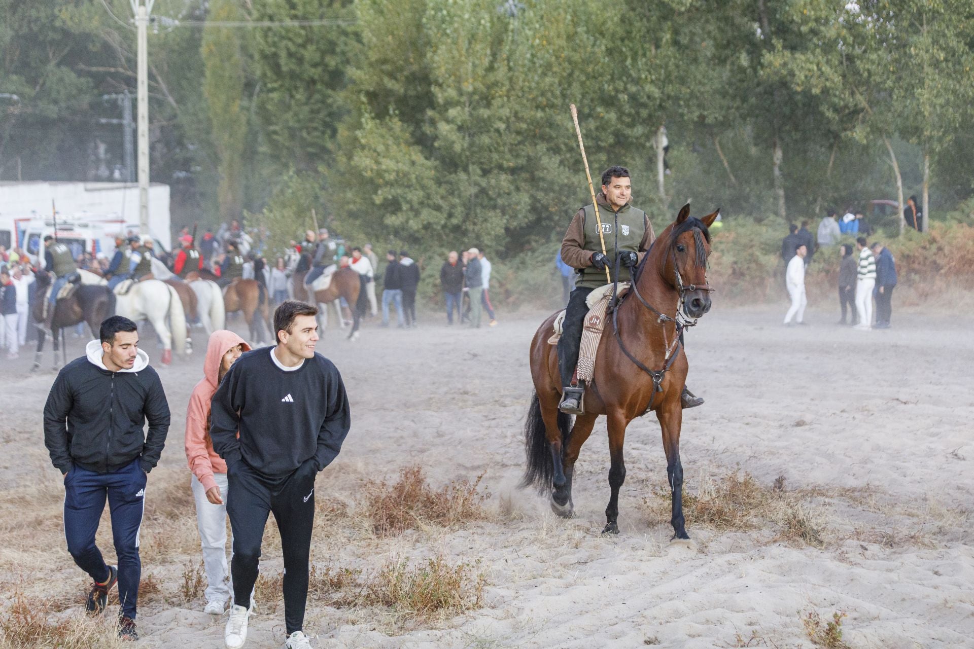 Fotos del cuarto encierro de Cuéllar por el campo