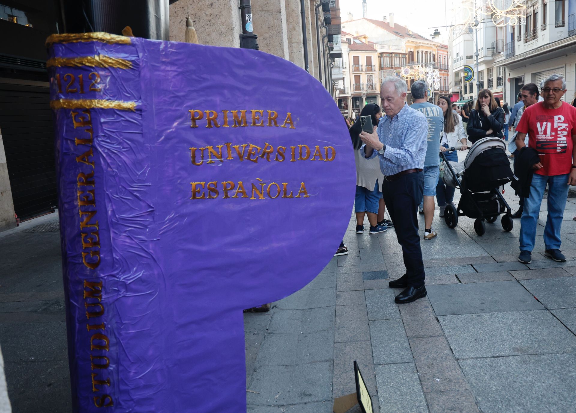 Así han quedado las esculturas en forma de P del concurso de San Antolín