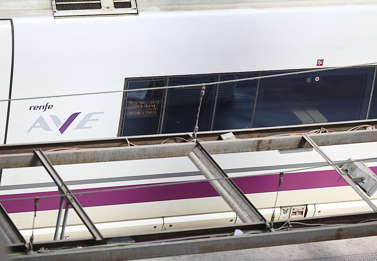 Un vagón del Ave.