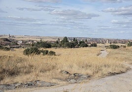 Terrenos donde se ubicará el futuro polígono industrial de Segovia.
