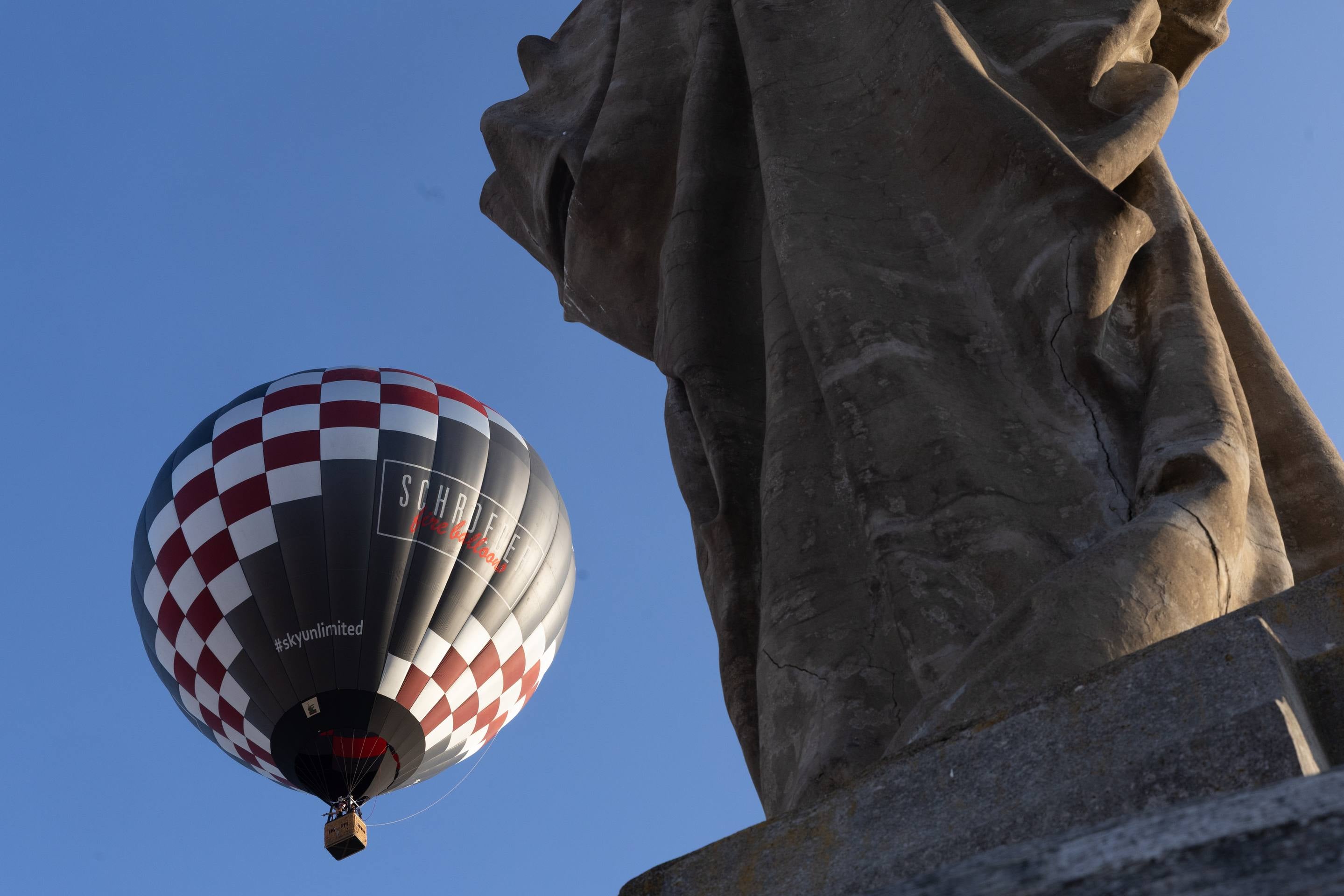 Las imágenes de los globos aerostáticos en el cielo de Valladolid