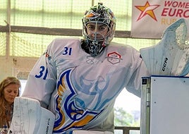 Lea Dablainville, portera de la selección de Francia.
