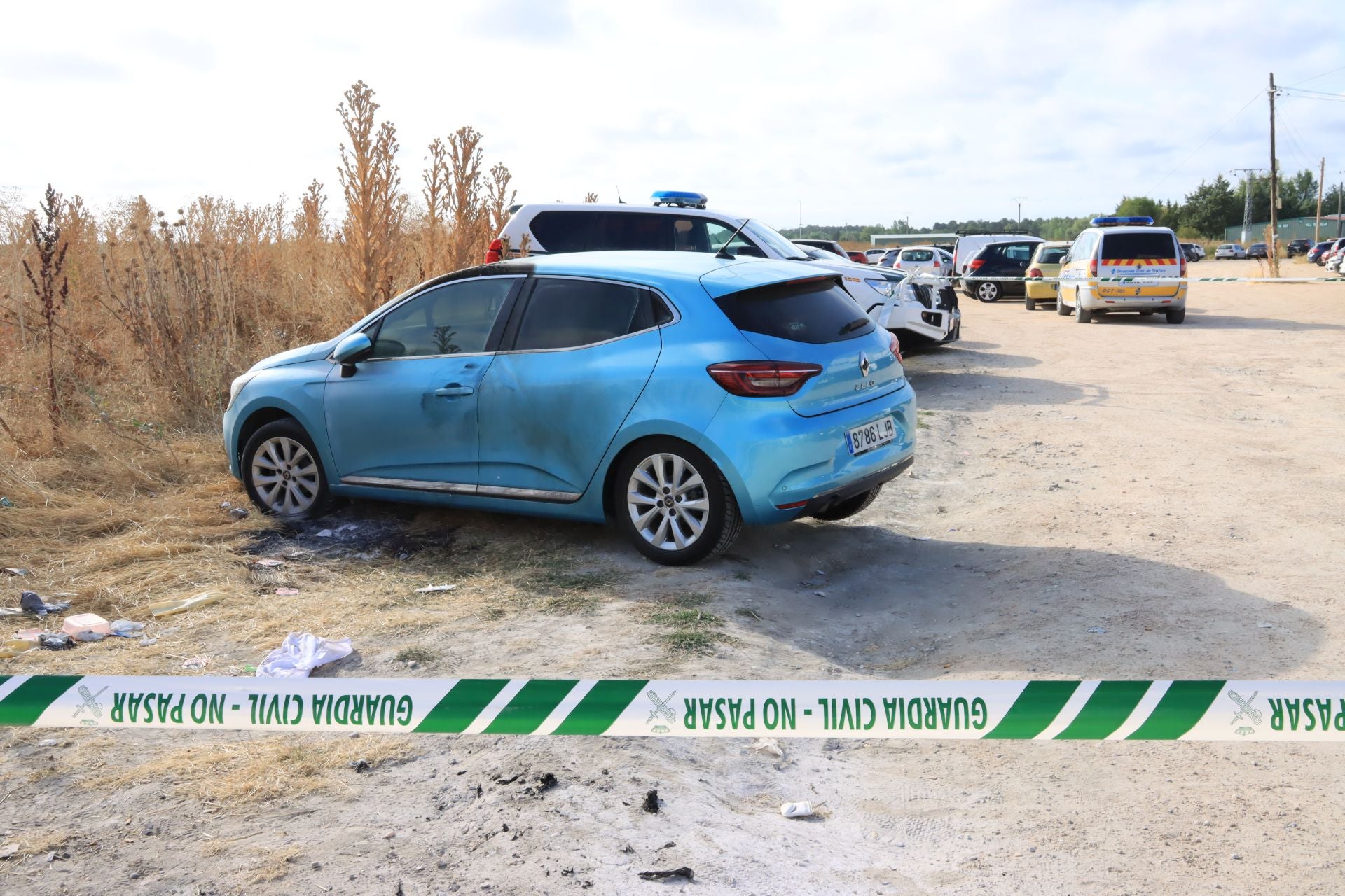 Fotografías de la investigación del caso de violencia de género en Cuéllar