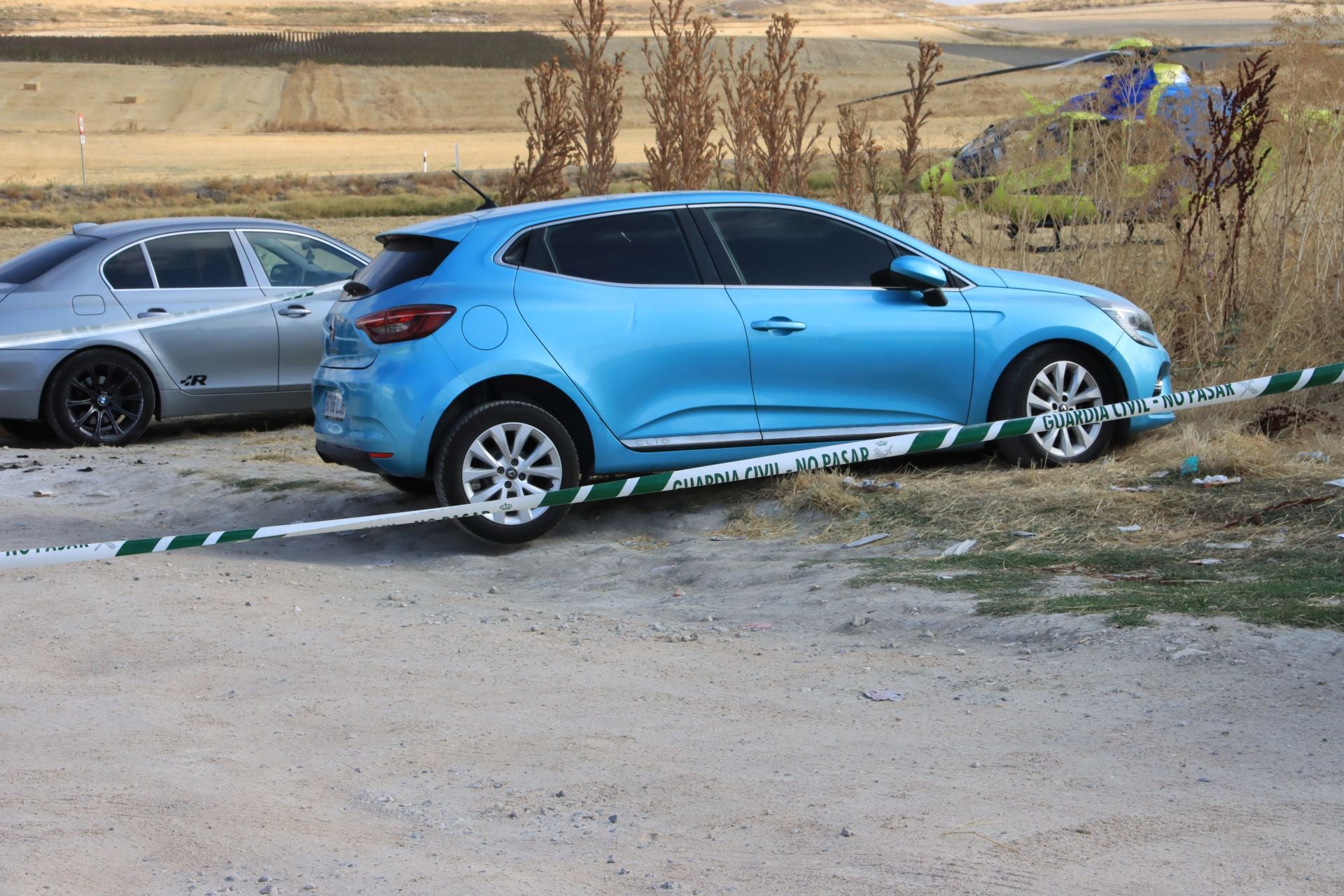 Fotografías de la investigación del caso de violencia de género en Cuéllar