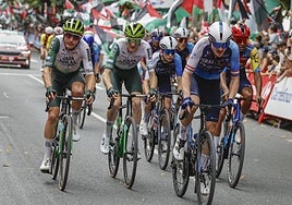 Paso de la Vuelta Ciclista a España el miércoles 3 de septiembre por Bilbao.