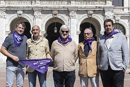 Ramón Molpeceres, Carlos Heredero, Alfonso García, Óscar Zapico y Alberto Gutiérrez.