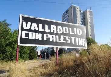 Valladolid amanece repleta de pintadas contra la guerra en Gaza