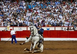 Andy Cartagena en la plaza de Santander en julio del pasado año.