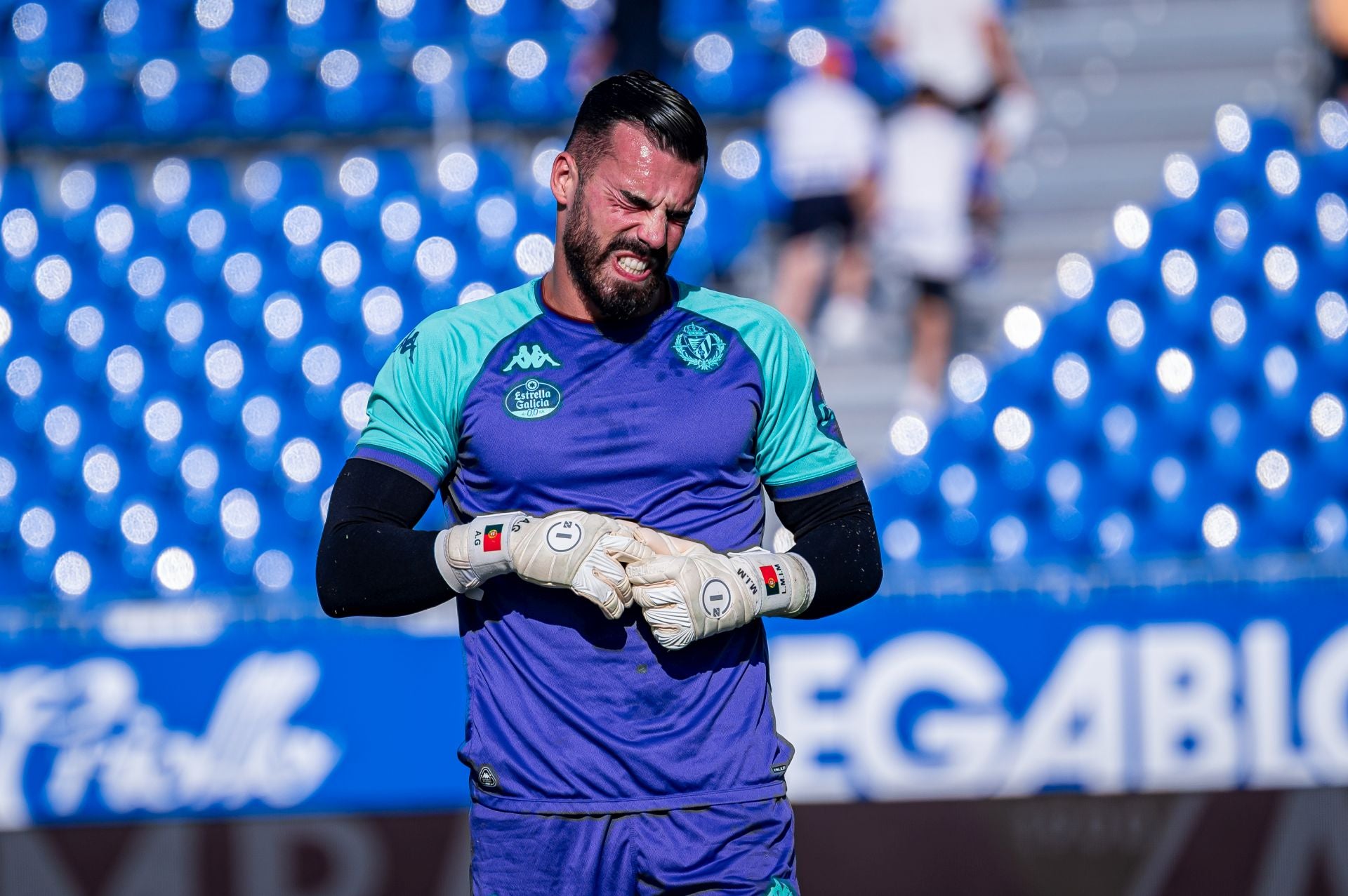 Las imágenes del partido del Real Valladolid en Zaragoza