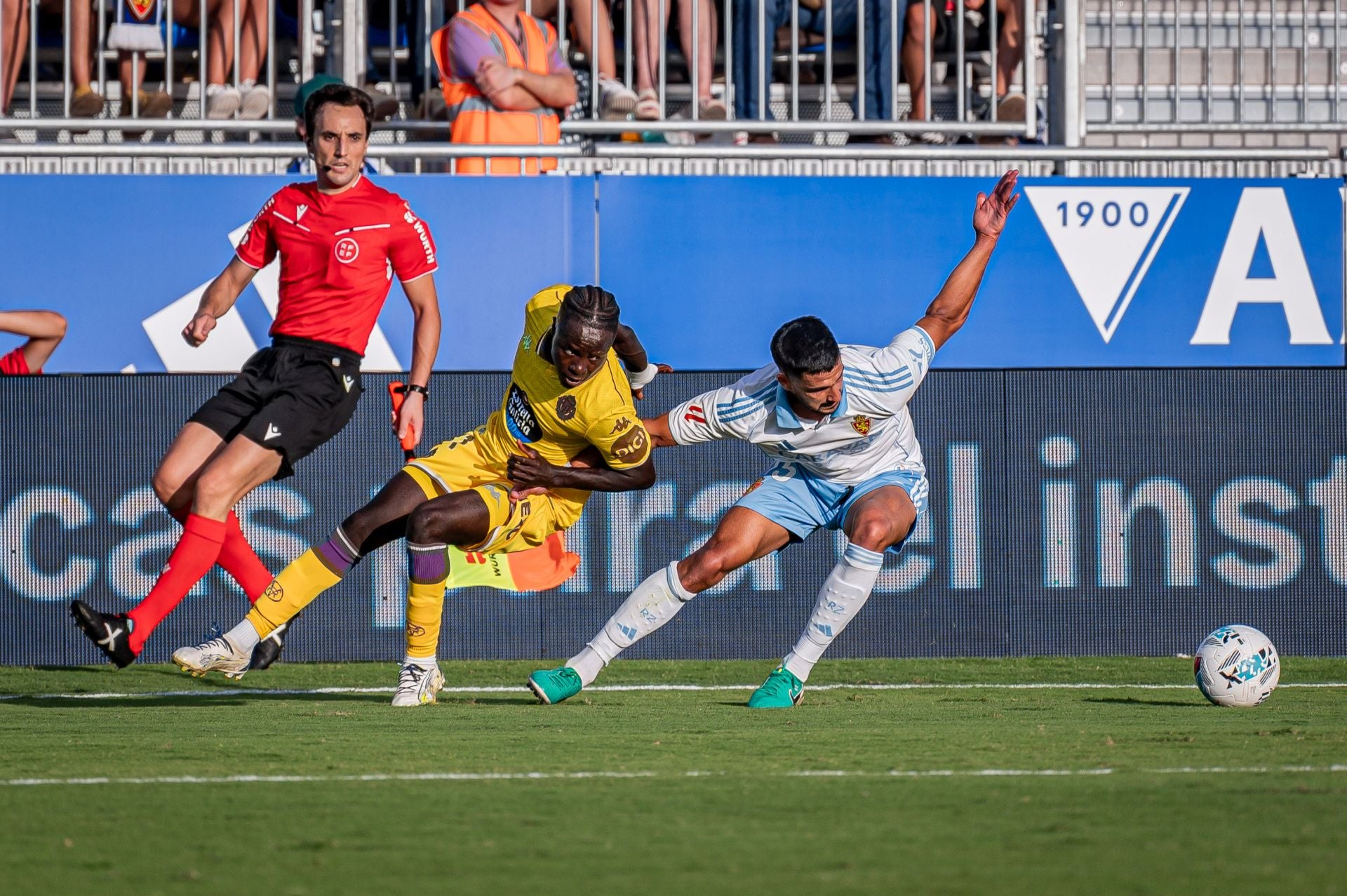 Las imágenes del partido del Real Valladolid en Zaragoza