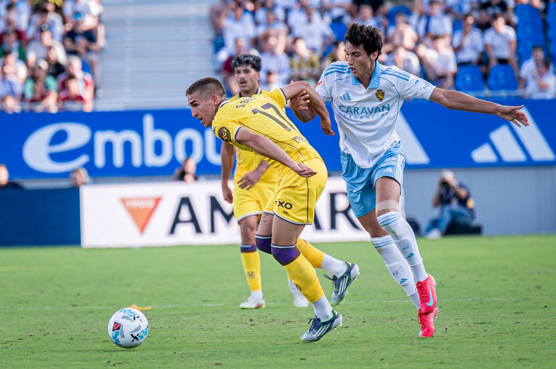Las imágenes del partido del Real Valladolid en Zaragoza