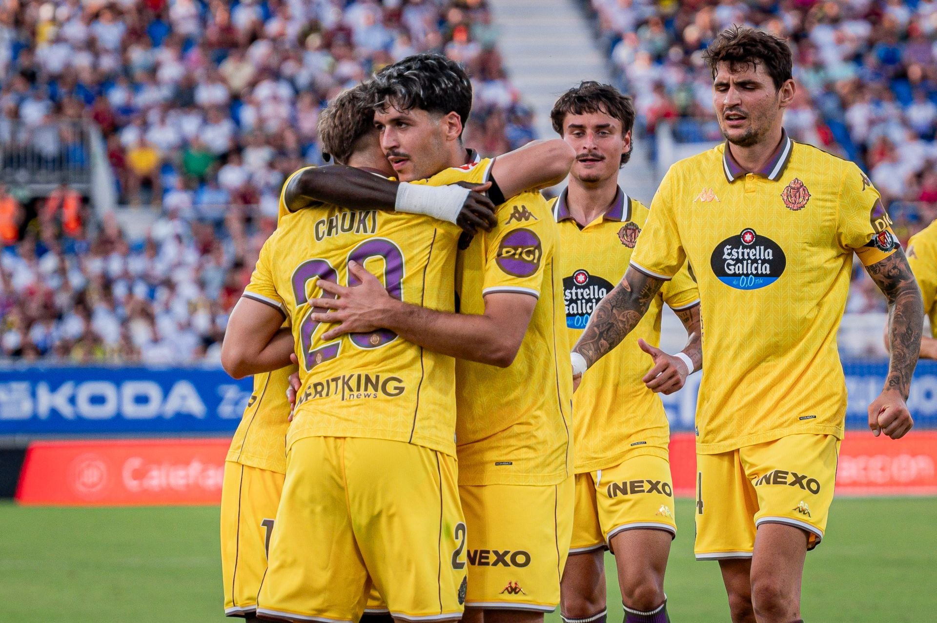 Las imágenes del partido del Real Valladolid en Zaragoza