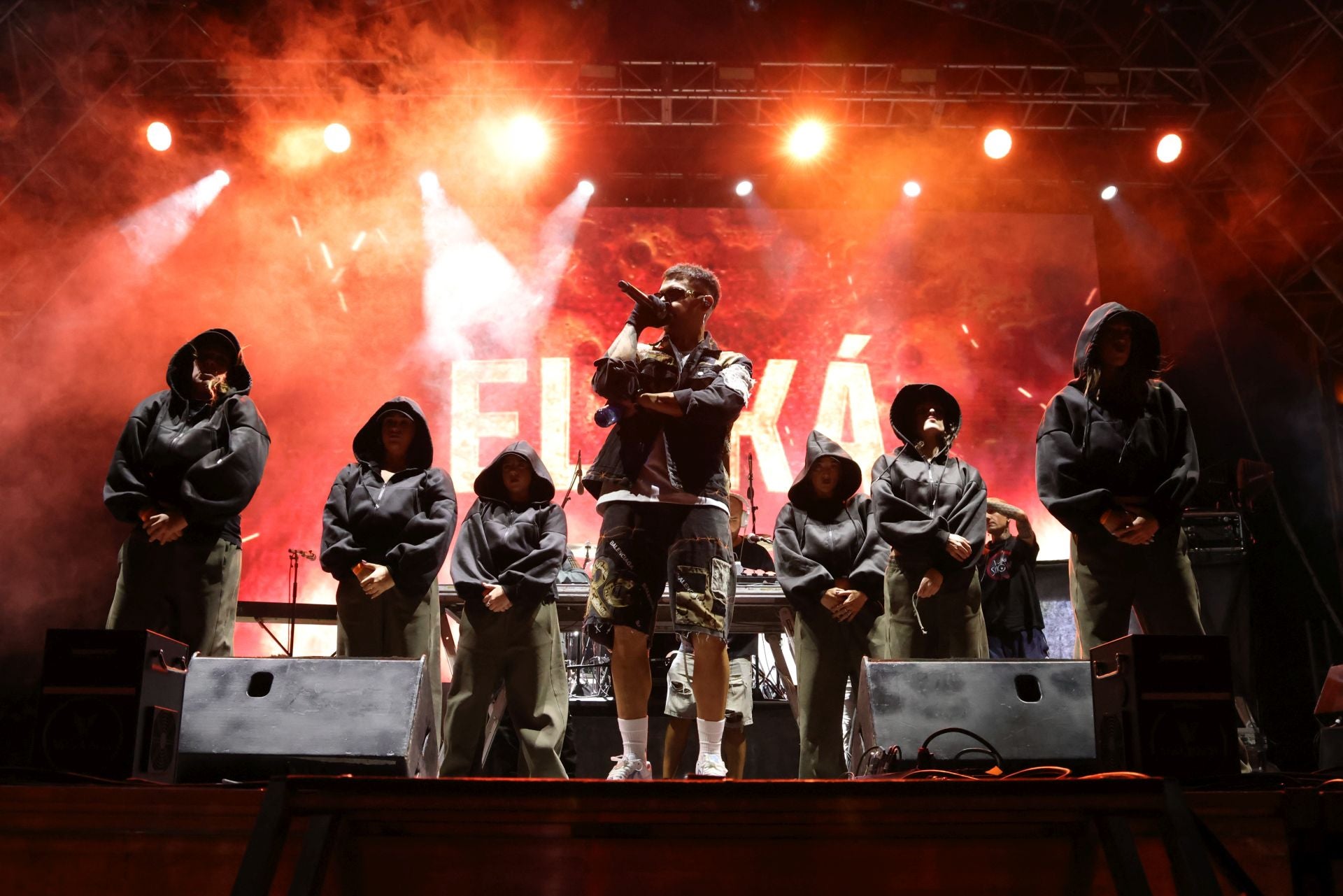 El concierto de Eleká The Class, el telonero de Beret, en imágenes