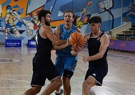 Josip Vrankic, que cuajó otro gran partido.