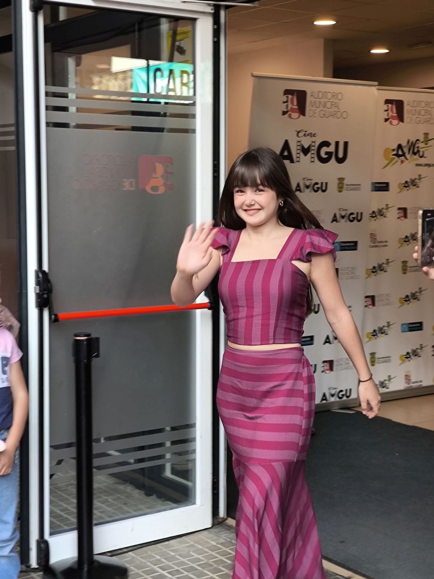 Luna Fulgencio protagoniza la alfombra roja en Guardo