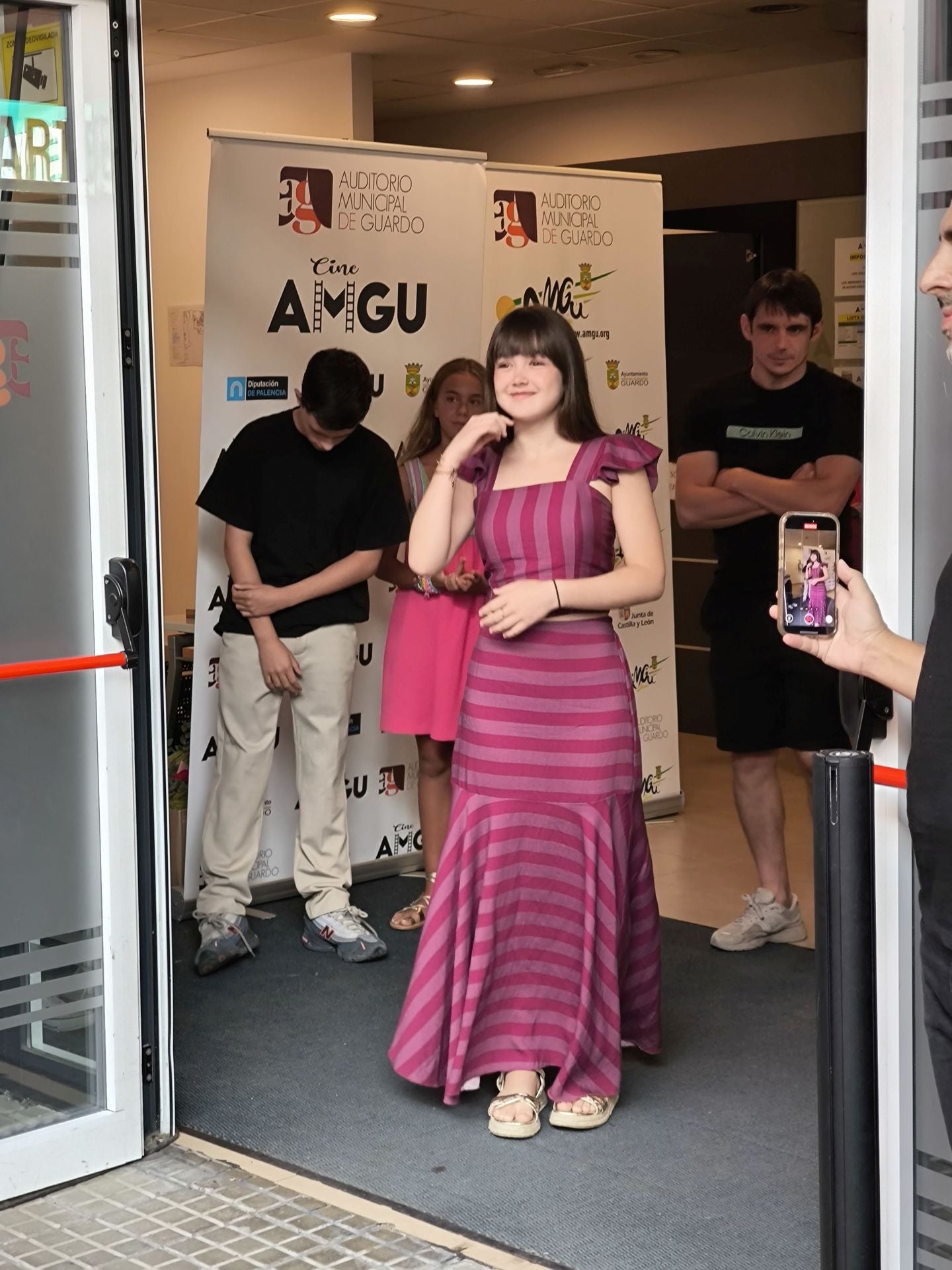 Luna Fulgencio protagoniza la alfombra roja en Guardo