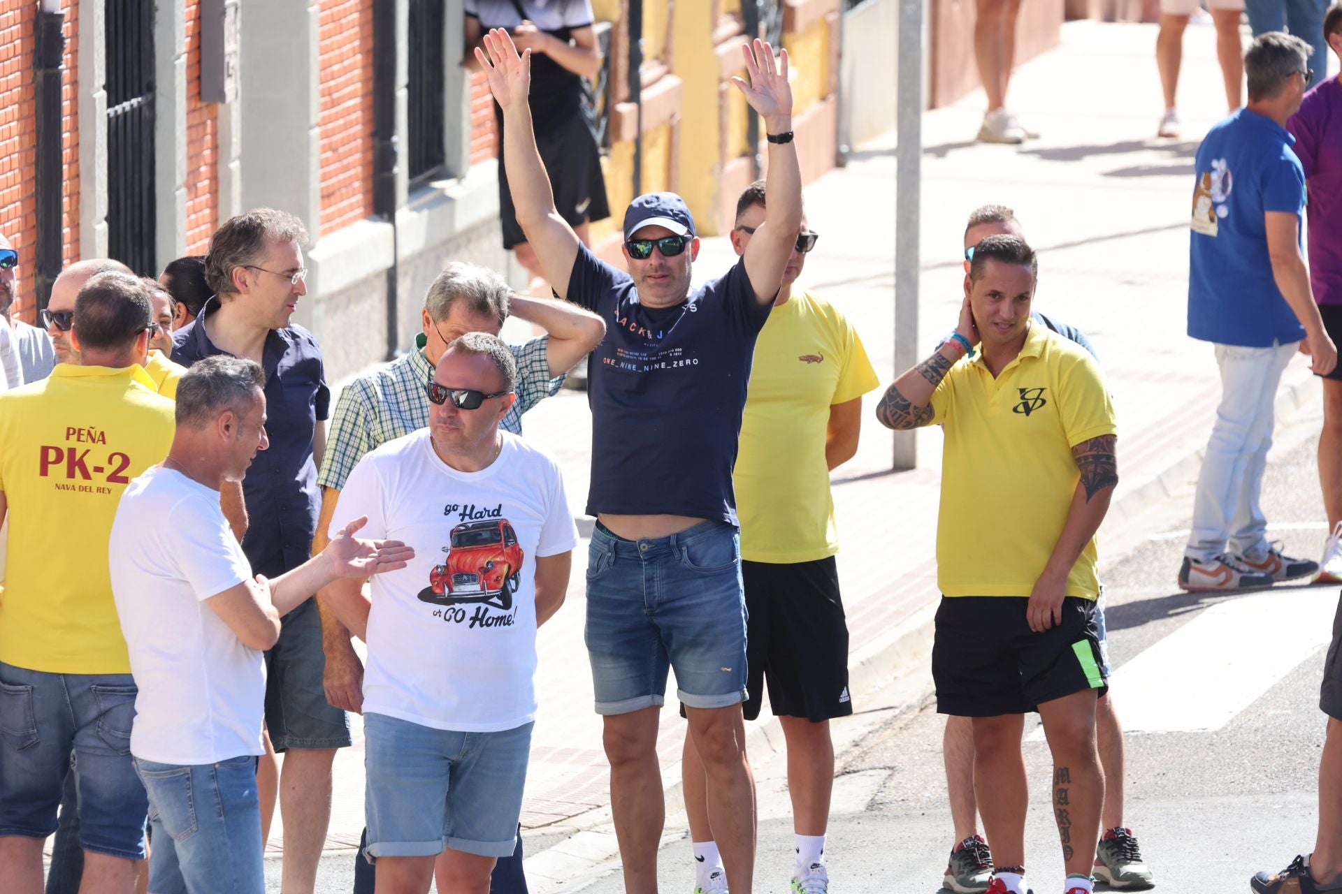 La fotos del encierro urbano en las fiestas de Nava del Rey 2025
