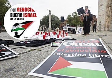 Convocan once protestas simultáneas contra Israel y llaman a «tomar las calles» al paso de la Vuelta por Valladolid