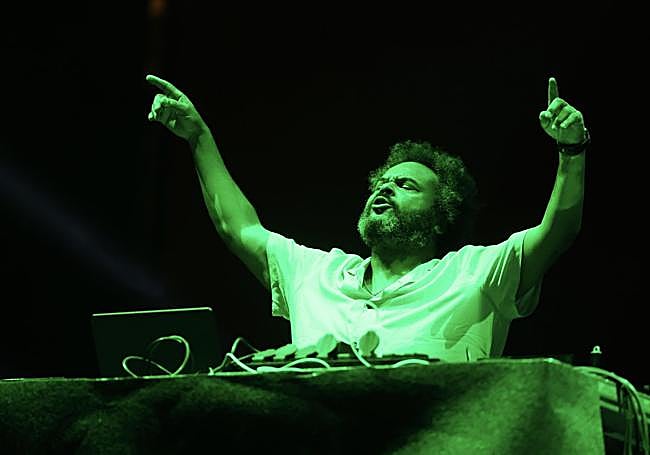 Carlos Jean, durante su participación en la fiesta.