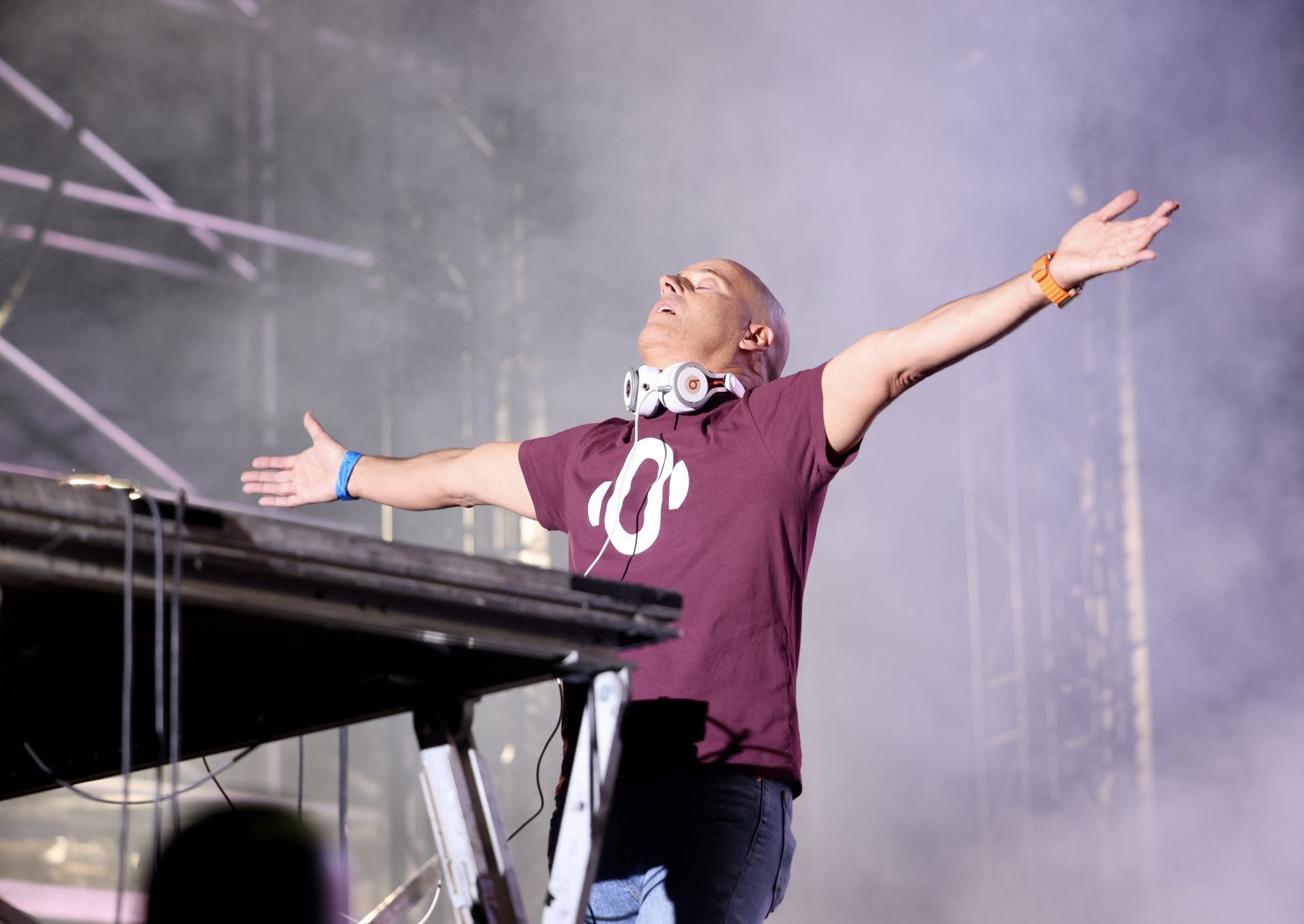 El Dj Oscarmina, telonero de Dani Fernández, en imágenes