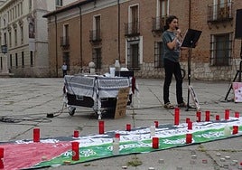 Acto de protesta contra la guera en Gaza celebrado el sábado en San Pablo.