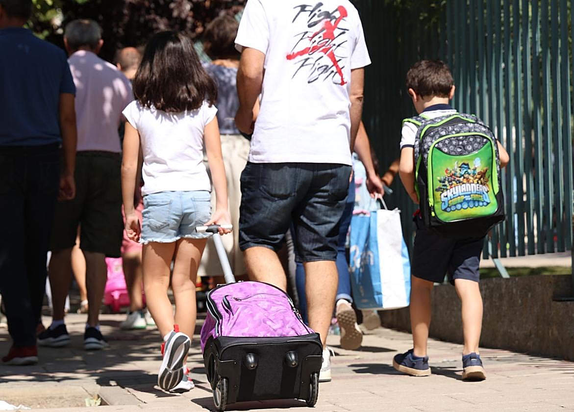 Las fotos de la vuelta al cole en el CEIP Félix Cuadrado Lomas de La Cistérniga