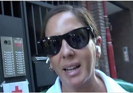 Anabel Pantoja responde a los medios.