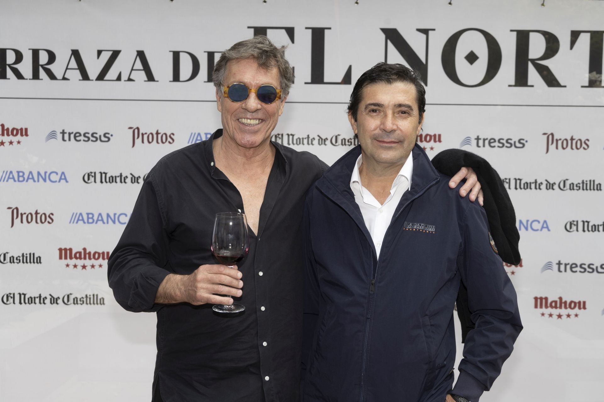 El actor de doblaje Ramón Langa y Federico Poliz, de Fred Máster.