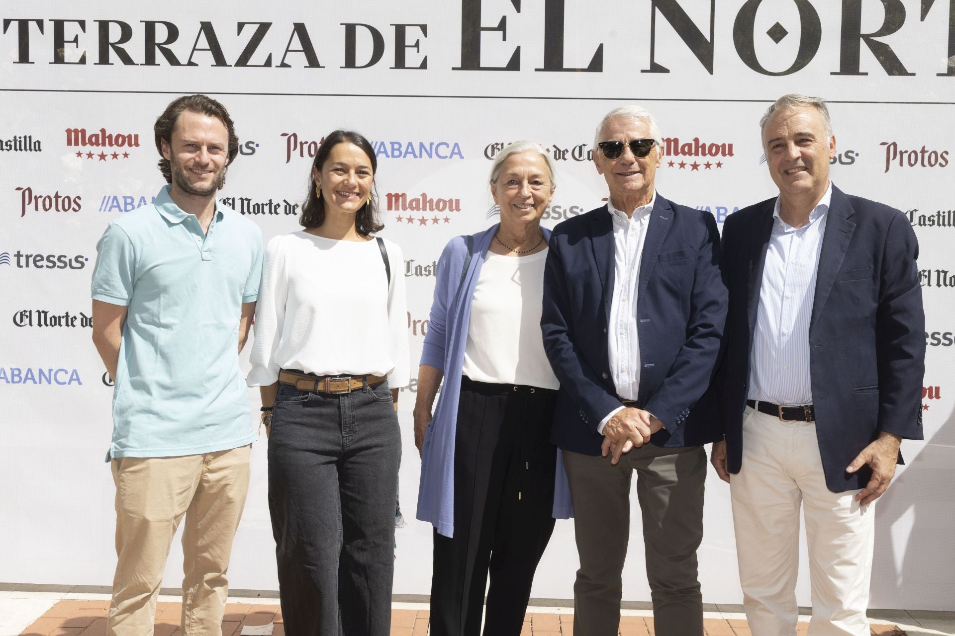 Jason Heras, Ángela Heras, Nancy Garceau y Paco Heras, de Cines Broadway, y Luis Chico, de Turismo Rural Castilla y León