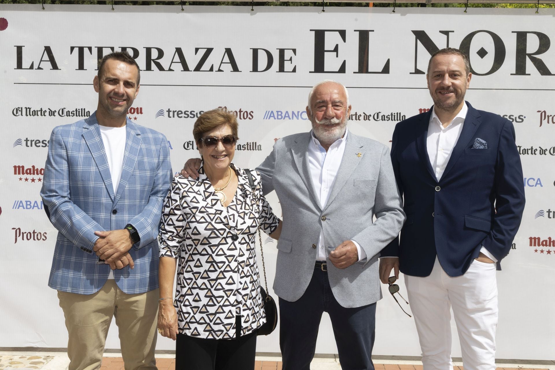 Alberto Berné, María Jesús Calvo, Saturnino Berné y Pedro Berné, de Embalajes Bercalsa.