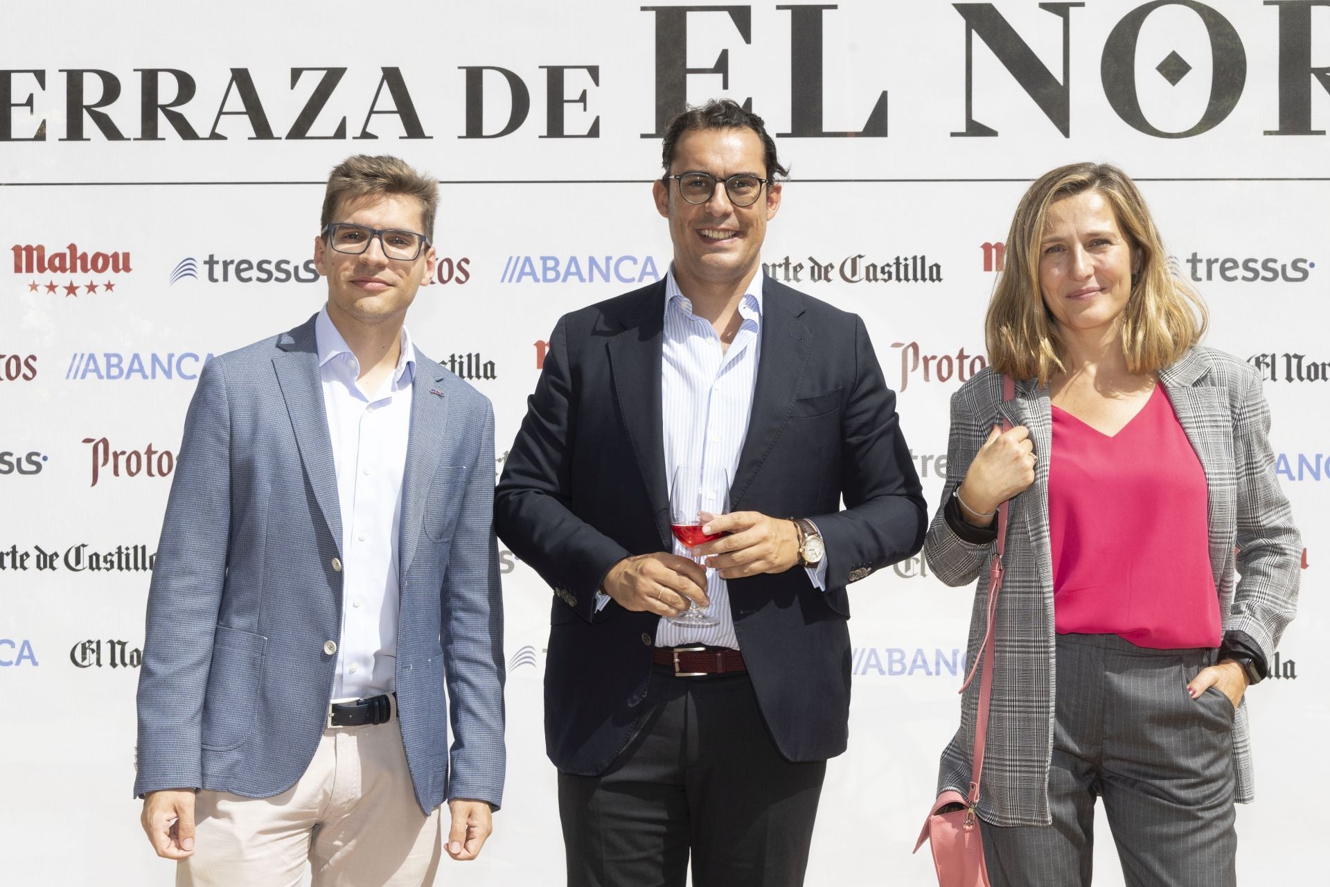 Javier Berciano, Guillermo Domínguez y Laura de Miguel, de Tressis.
