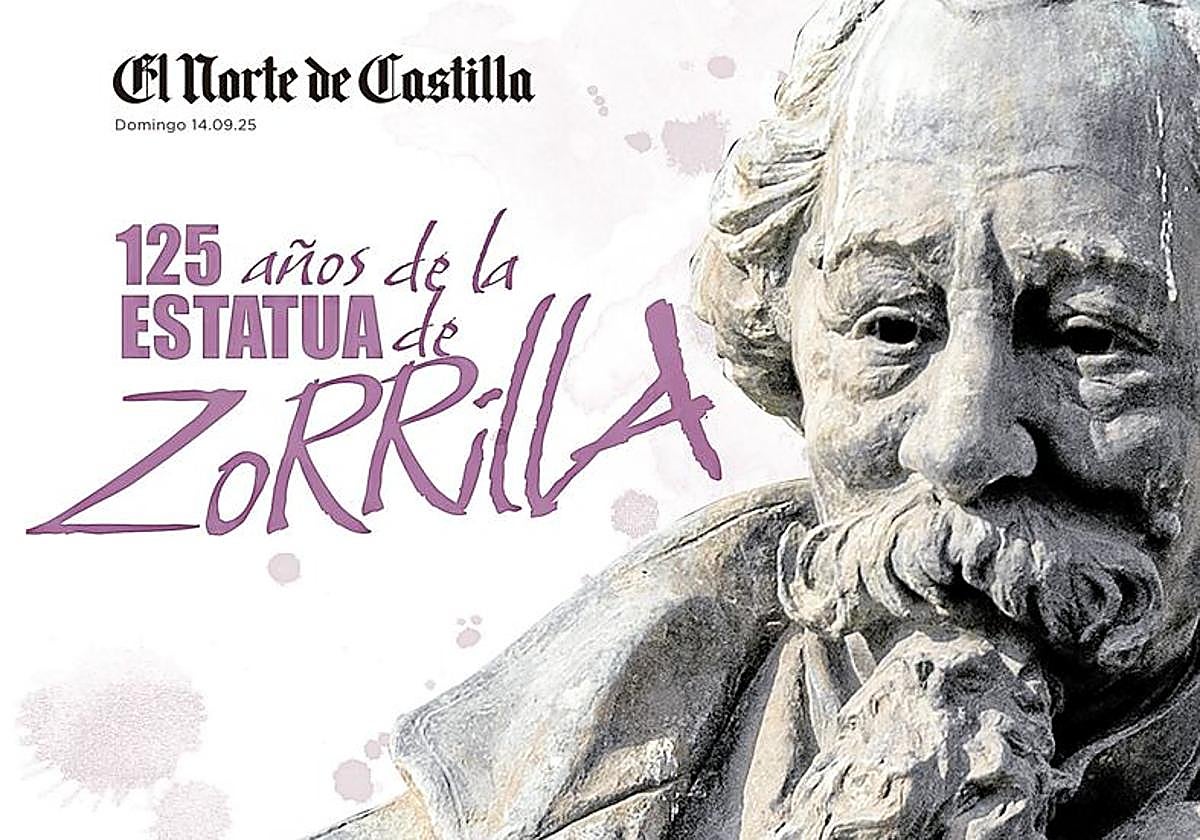 Portada del suplemento '125 años de la estatua de Zorrilla'.