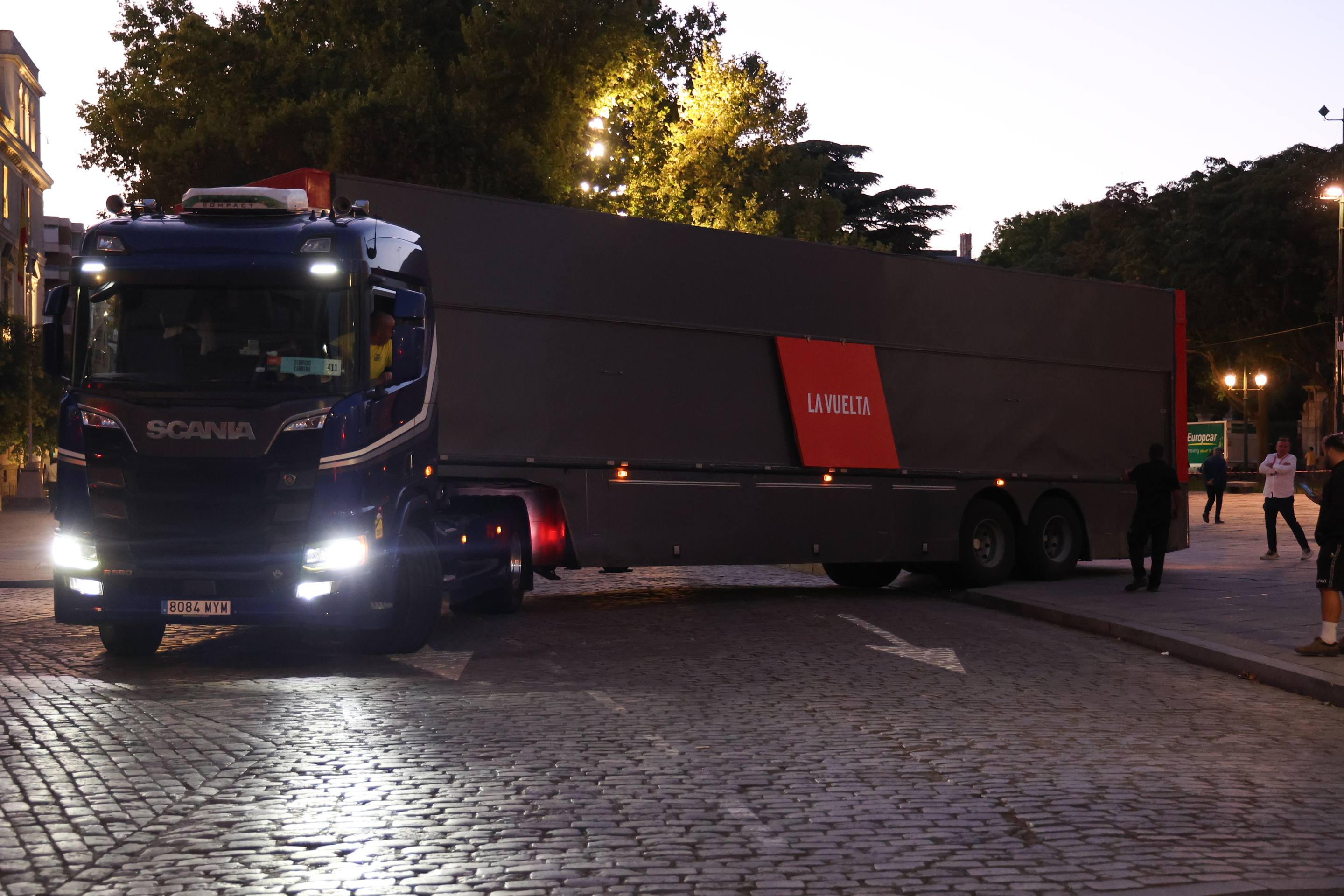 Los preparativos de La Vuelta en Valladolid, en imágenes