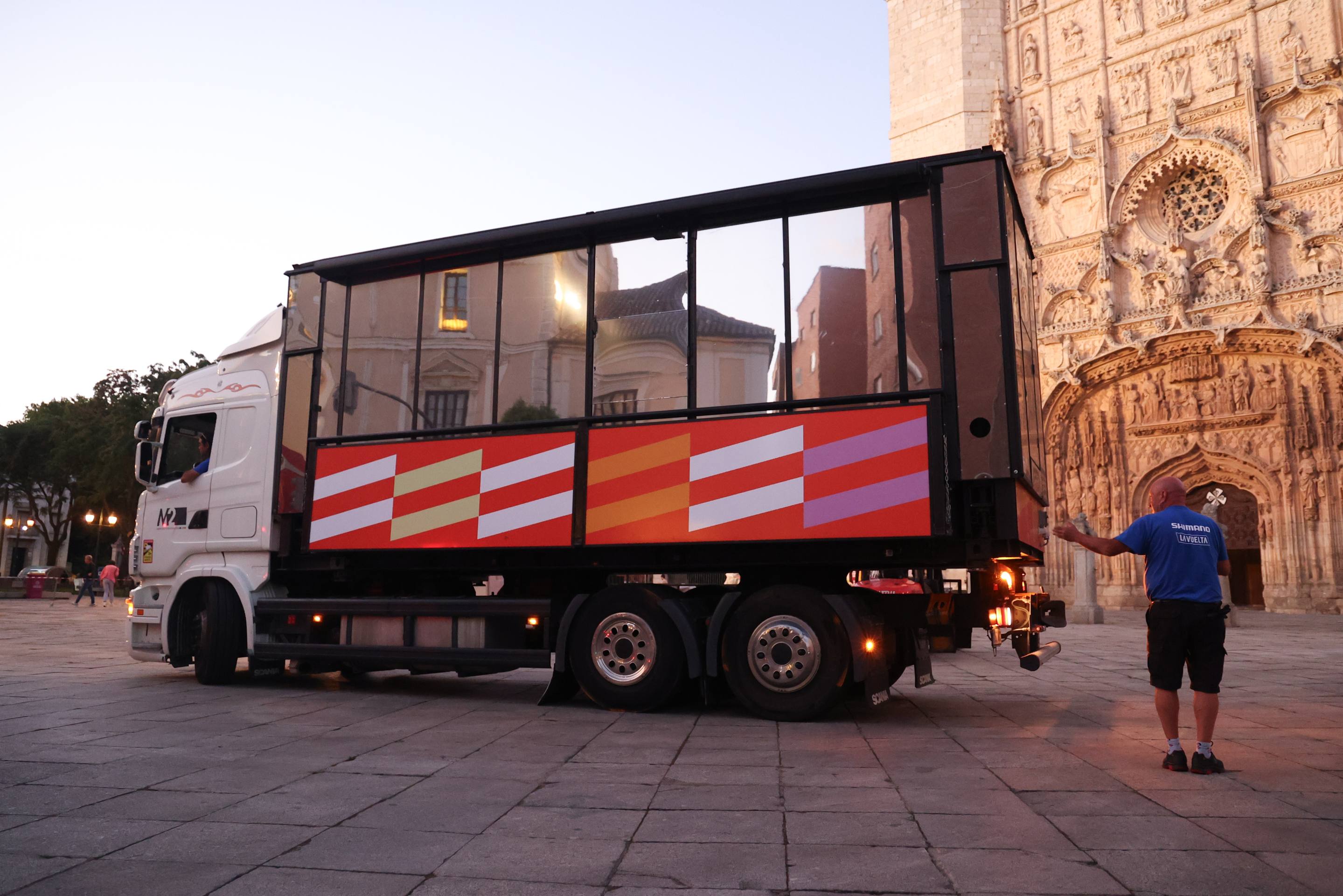 Los preparativos de La Vuelta en Valladolid, en imágenes