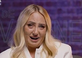Rocío Flores llora en el programa '¡De Viernes!'.
