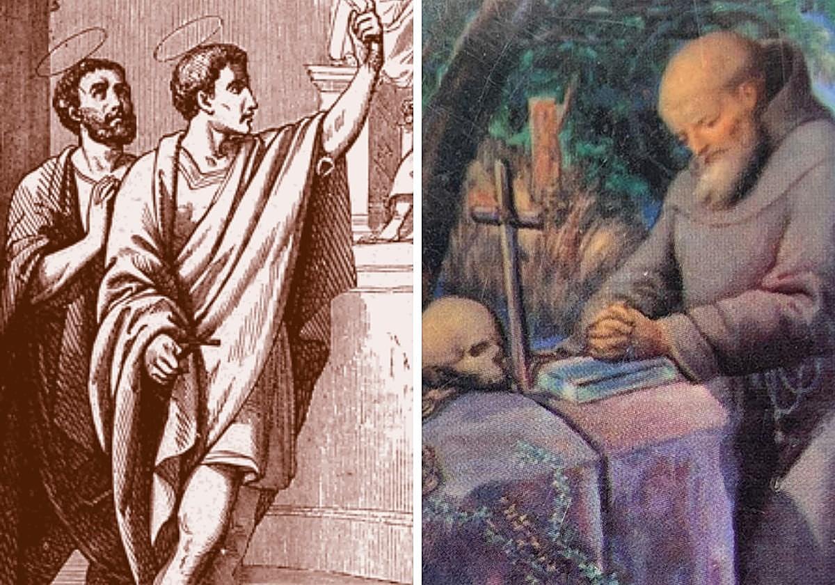 Los Santos Proto y Jacinto y a San Pafnucio de Egipto.