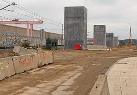 Obras del Ave en el Camino Viejo de Husillos.