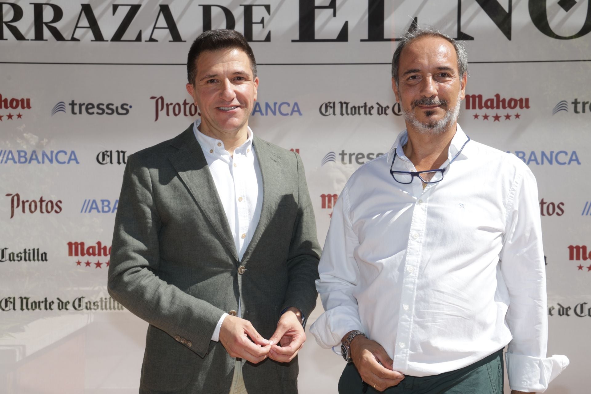 Ricardo Cuesta, de Grupo Lince y Luis Alcalde, de Vinilos Valladolid.