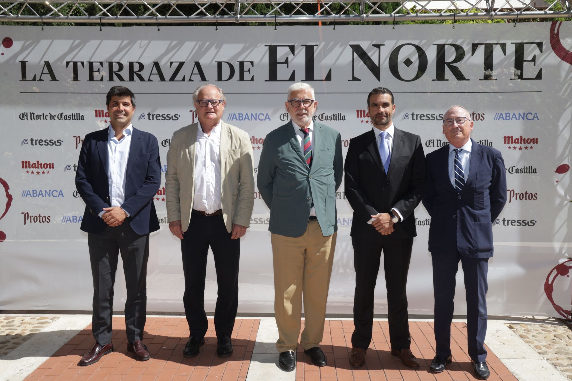 Jesús de Castro, Carlos Martín, José Vidau, Luis Gervás y Lino Fernández, de Vidau Abogados.