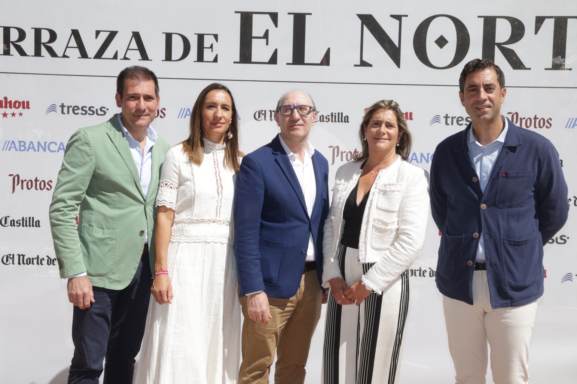 Antonio Zúñiga, Virginia García, Jesús Herreras, Milagros Aguado y Jaime Curiel, de Fecosva.