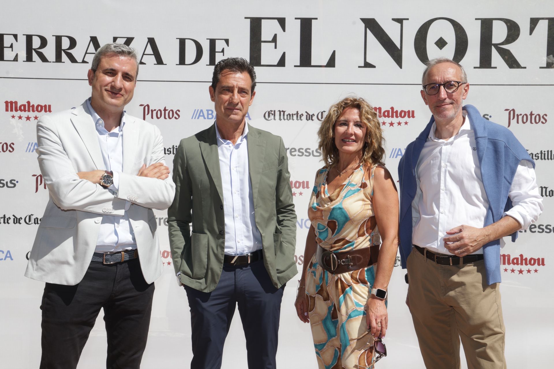 Ricardo San Miguel, Félix Vidal, Ángeles Bautista y Rafael Fernández, de ESOVA.