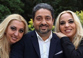 Rocío, Luis y Gema, los integrantes de la Familia Camarón, que este viernes actúan en Valladolid.