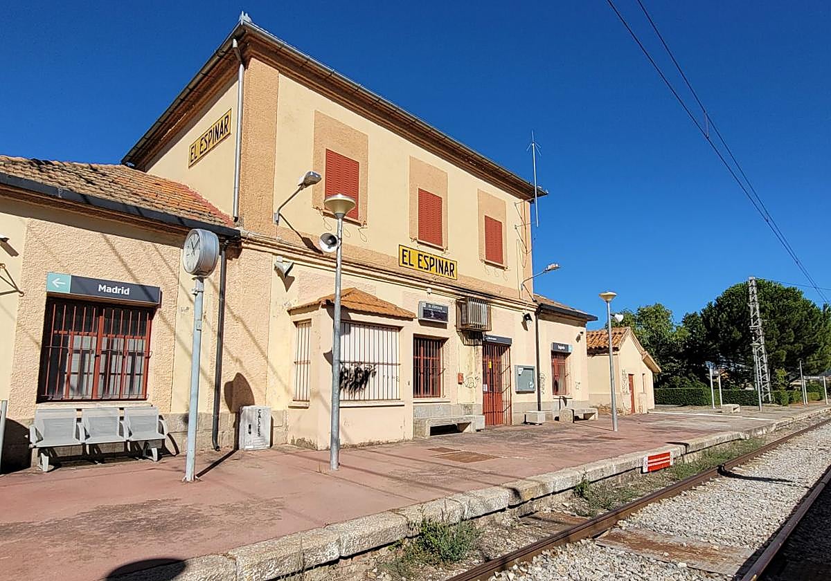Estación de ferrocarril de El Espinar.