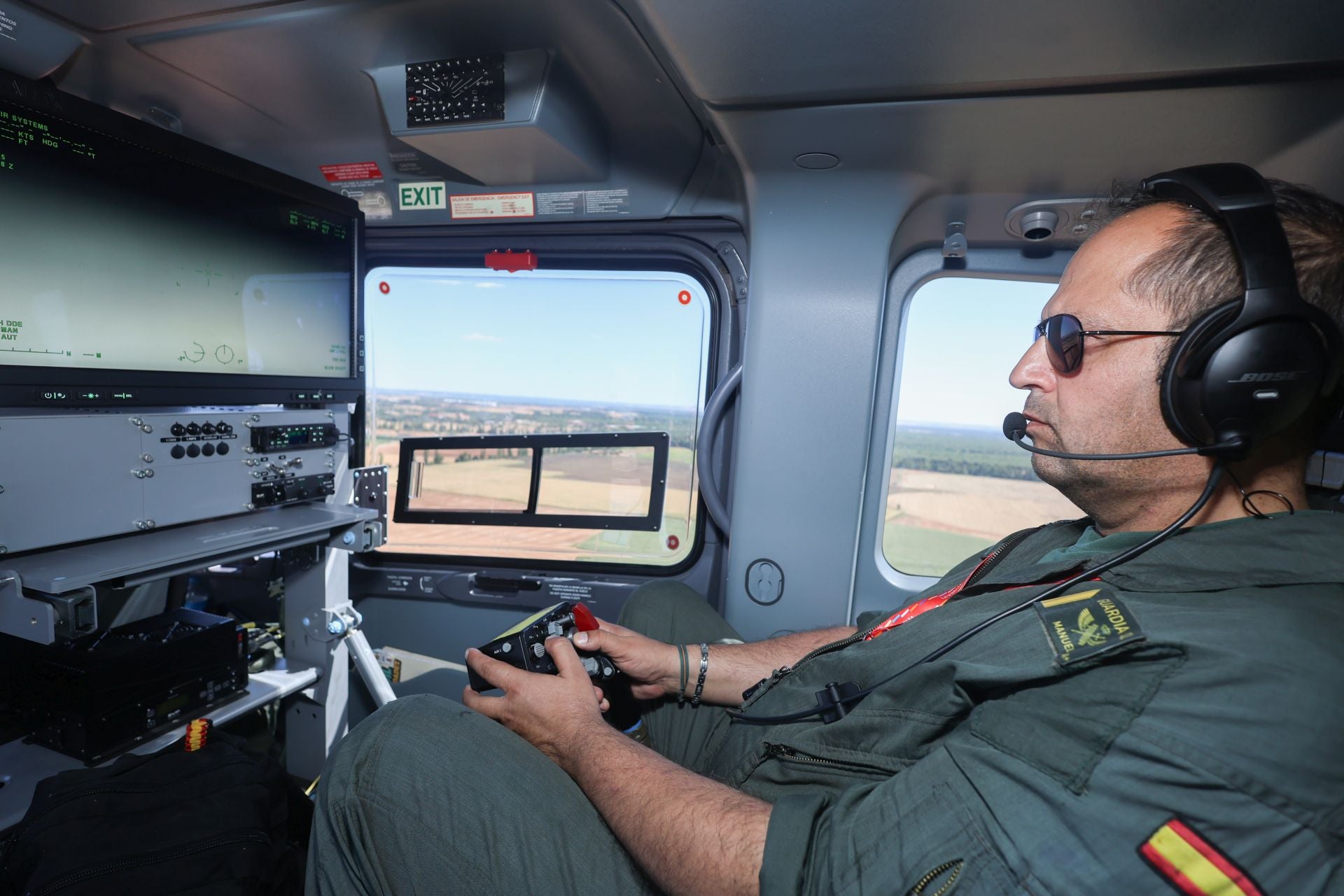 Las imágenes de La Vuelta a través del helicoptero de la Guardia Civil