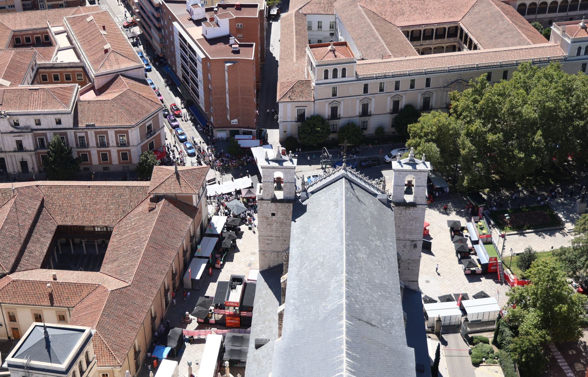 Las imágenes de La Vuelta a través del helicoptero de la Guardia Civil