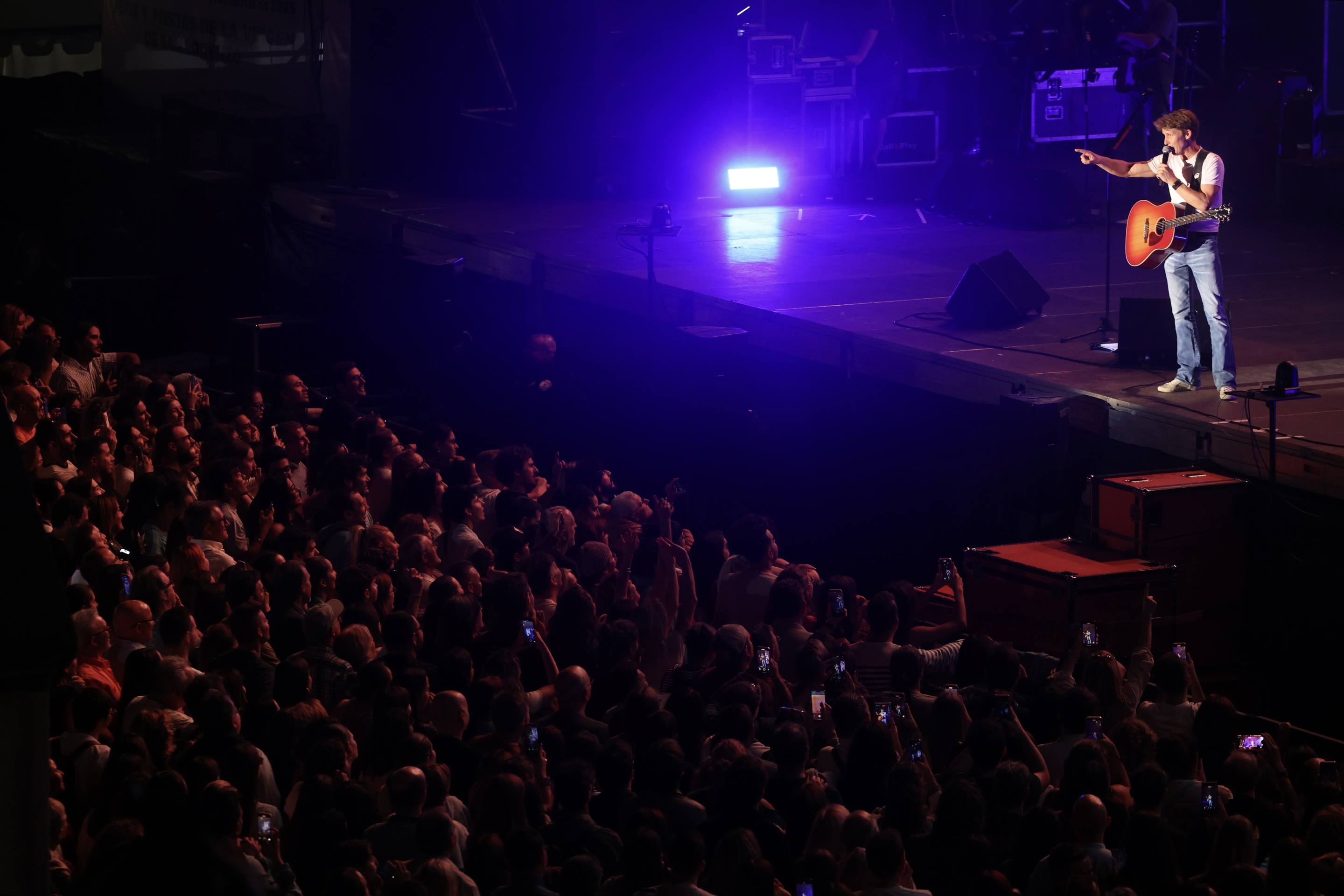 El concierto de James Blunt, en imágenes